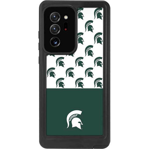 Michigan State University Spartans MSU Split Galaxy Note20 Ultra 5G Waterproof Case