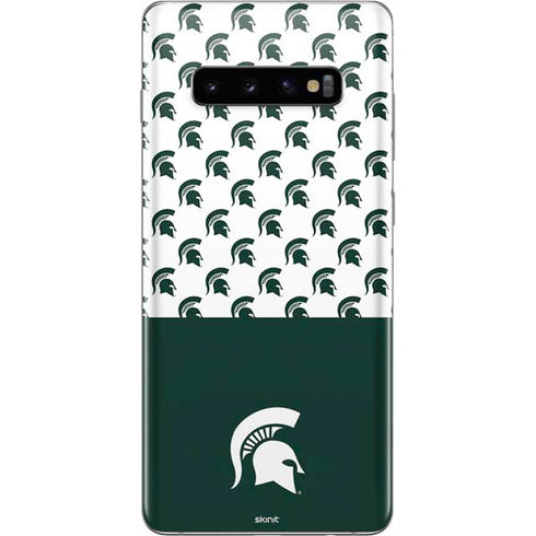 Michigan State University Spartans MSU Split Galaxy S10 Plus Skin