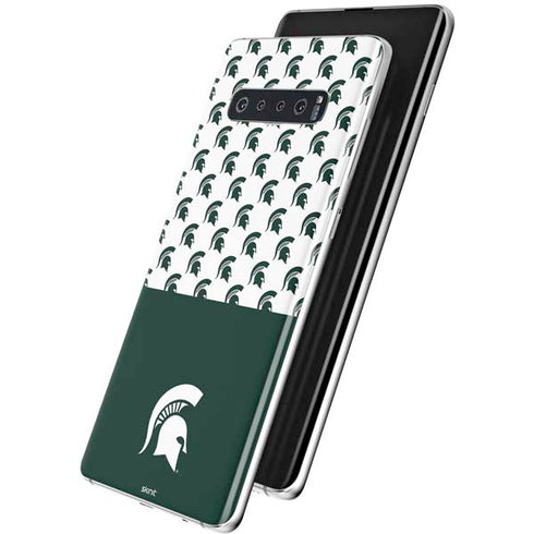 Michigan State University Spartans MSU Split Galaxy S10 Plus Skin