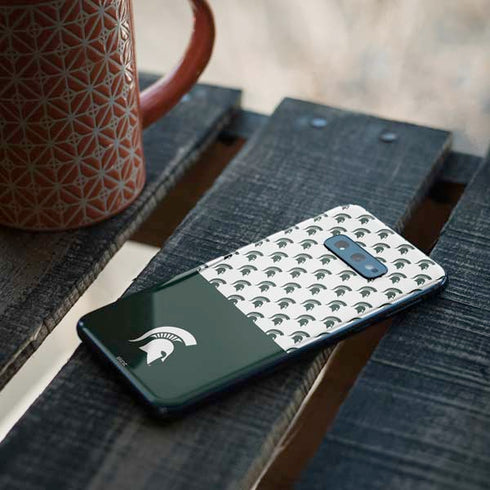 Michigan State University Spartans MSU Split Galaxy S10e Skin