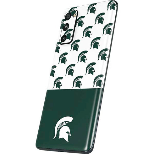 Michigan State University Spartans MSU Split Galaxy S20 Fan Edition Skin