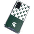 Michigan State University Spartans MSU Split Galaxy S20 FE Clear Case