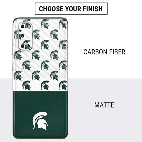 Michigan State University Spartans MSU Split Galaxy S20 Skin