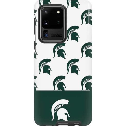 Michigan State University Spartans MSU Split Galaxy S20 Ultra 5G Pro Case