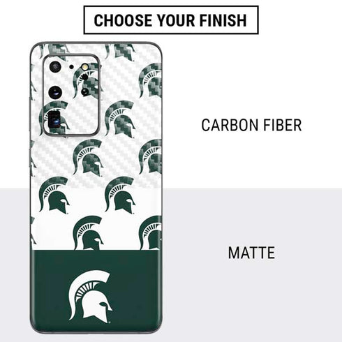 Michigan State University Spartans MSU Split Galaxy S20 Ultra 5G Skin