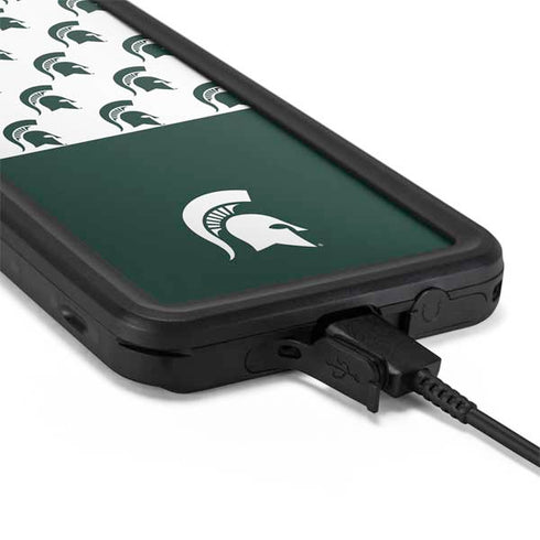 Michigan State University Spartans MSU Split Galaxy S20 Waterproof Case