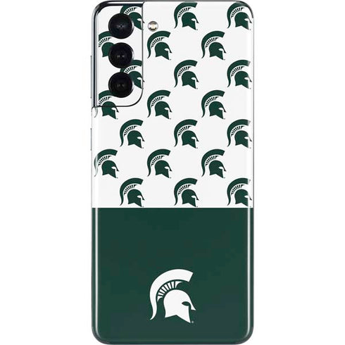 Michigan State University Spartans MSU Split Galaxy S21 5G Skin