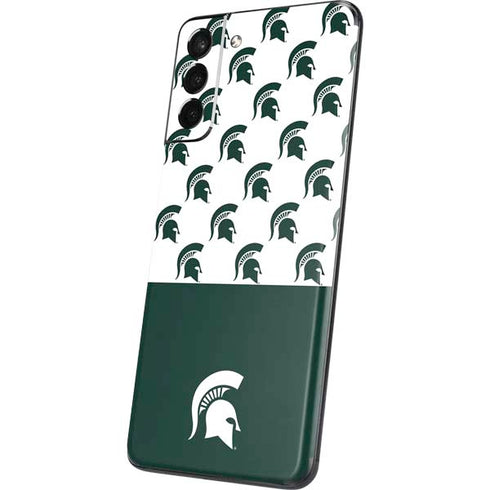 Michigan State University Spartans MSU Split Galaxy S21 5G Skin