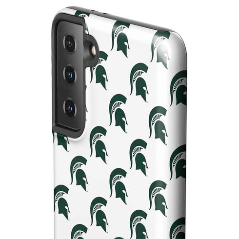 Michigan State University Spartans MSU Split Galaxy S21 FE Pro Case