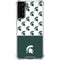 Michigan State University Spartans MSU Split Galaxy S21 Plus 5G Clear Case