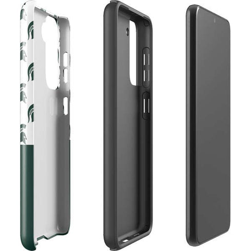Michigan State University Spartans MSU Split Galaxy S21 Plus 5G Pro Case