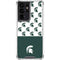 Michigan State University Spartans MSU Split Galaxy S21 Ultra 5G Clear Case