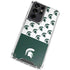 Michigan State University Spartans MSU Split Galaxy S21 Ultra 5G Clear Case