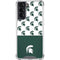 Michigan State University Spartans MSU Split Galaxy S22 Clear Case