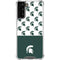 Michigan State University Spartans MSU Split Galaxy S22 Plus Clear Case