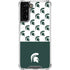 Michigan State University Spartans MSU Split Galaxy S22 Plus Clear Case