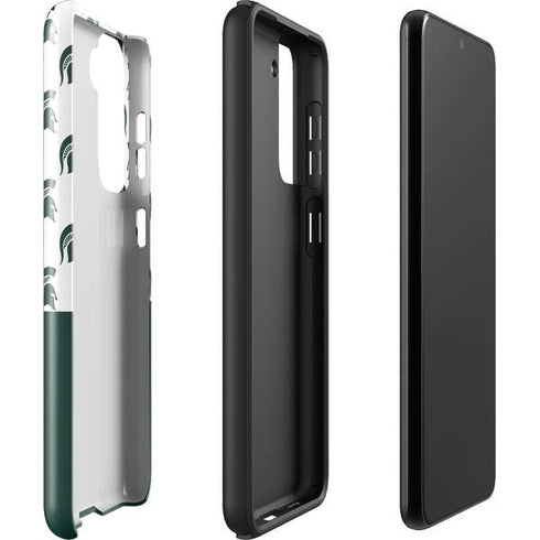 Michigan State University Spartans MSU Split Galaxy S22 Plus Pro Case