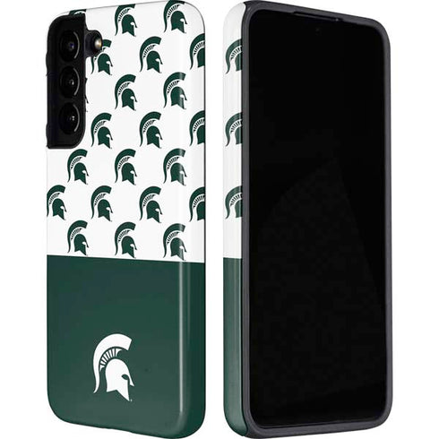 Michigan State University Spartans MSU Split Galaxy S22 Plus Pro Case
