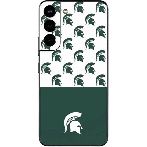Michigan State University Spartans MSU Split Galaxy S22 Skin
