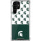Michigan State University Spartans MSU Split Galaxy S22 Ultra Clear Case