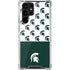 Michigan State University Spartans MSU Split Galaxy S22 Ultra Clear Case