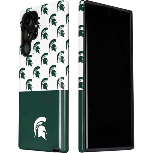Michigan State University Spartans MSU Split Galaxy S22 Ultra Pro Case