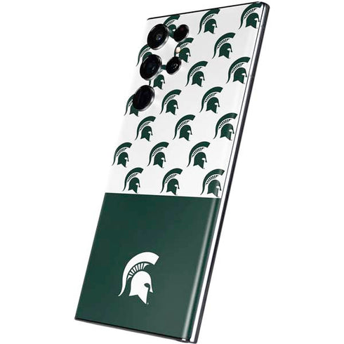 Michigan State University Spartans MSU Split Galaxy S22 Ultra Skin