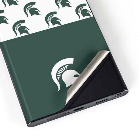 Michigan State University Spartans MSU Split Galaxy S22 Ultra Skin