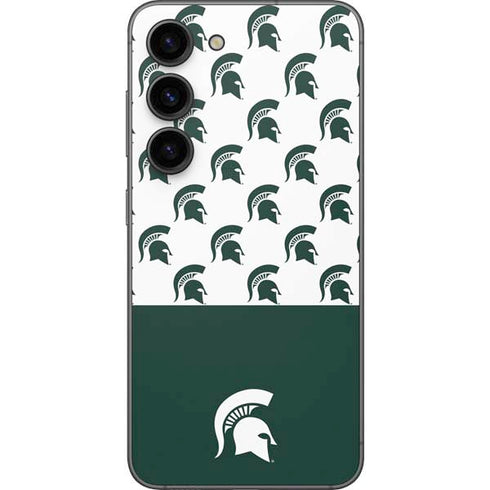 Michigan State University Spartans MSU Split Galaxy S23 Skin