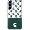 Michigan State University Spartans MSU Split Galaxy S24 Clear Case