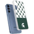 Michigan State University Spartans MSU Split Galaxy S24 Clear Case
