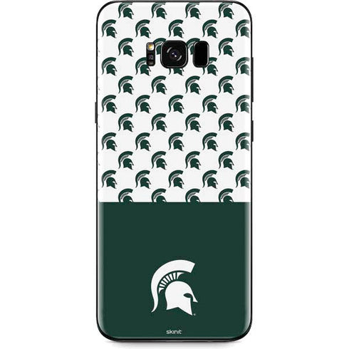 Michigan State University Spartans MSU Split Galaxy S8 Skin