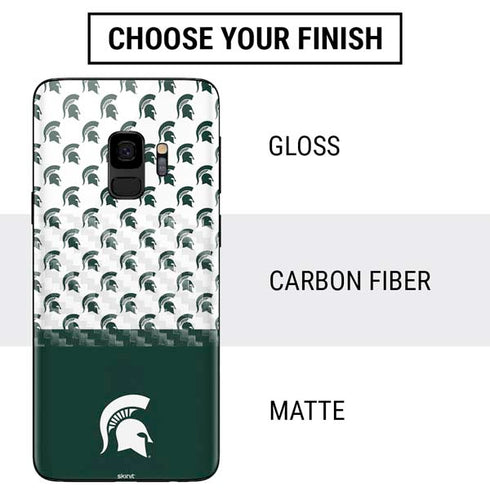 Michigan State University Spartans MSU Split Galaxy S9 Skin