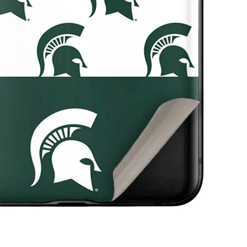Michigan State University Spartans MSU Split Galaxy Z Flip Skin