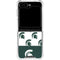 Michigan State University Spartans MSU Split Galaxy Z Flip5 5G Clear Case