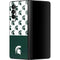 Michigan State University Spartans MSU Split Galaxy Z Fold3 5G Skin