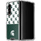 Michigan State University Spartans MSU Split Galaxy Z Fold4 5G Clear Case