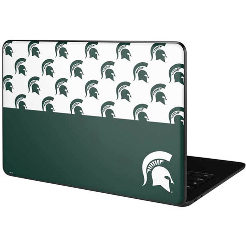 Michigan State University Spartans MSU Split Google Pixelbook Go Skin
