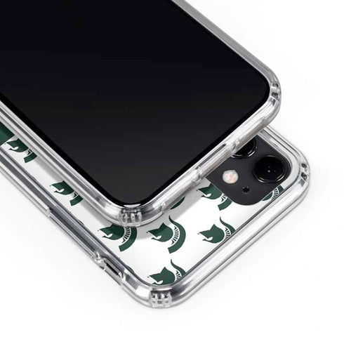 Michigan State University Spartans MSU Split iPhone 11 Clear Case
