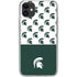 Michigan State University Spartans MSU Split iPhone 11 Clear Case