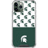 Michigan State University Spartans MSU Split iPhone 11 Pro Max Clear Case