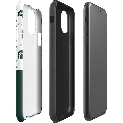 Michigan State University Spartans MSU Split iPhone 11 Pro Max Impact Case