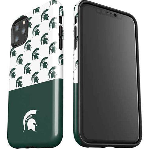 Michigan State University Spartans MSU Split iPhone 11 Pro Max Impact Case