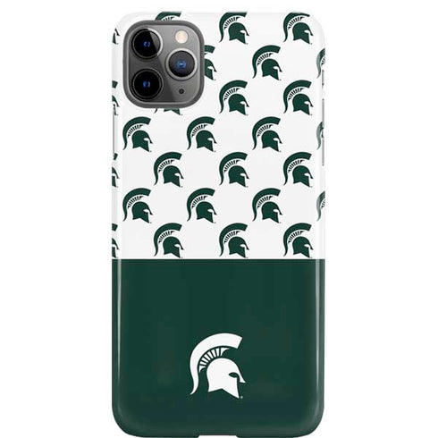 Michigan State University Spartans MSU Split iPhone 11 Pro Max Lite Case