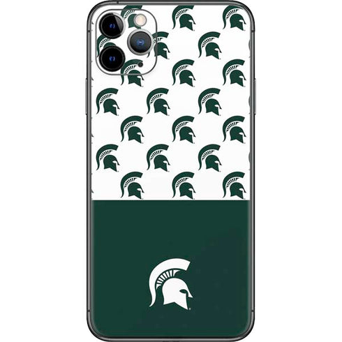 Michigan State University Spartans MSU Split iPhone 11 Pro Max Skin