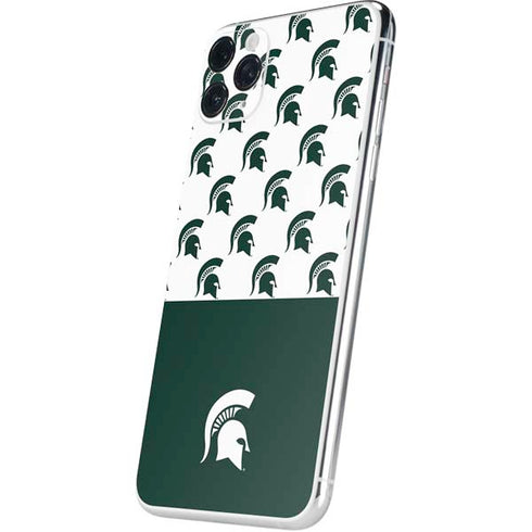 Michigan State University Spartans MSU Split iPhone 11 Pro Max Skin