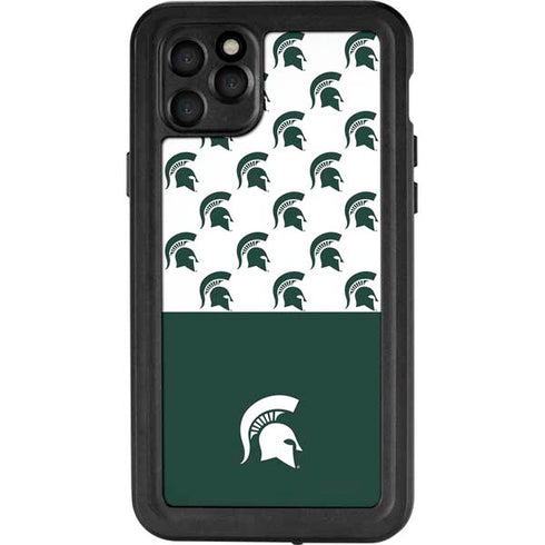 Michigan State University Spartans MSU Split iPhone 11 Pro Max Waterproof Case