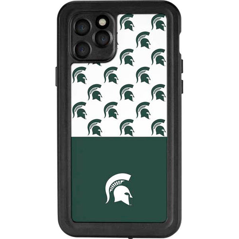 Michigan State University Spartans MSU Split iPhone 11 Pro Waterproof Case