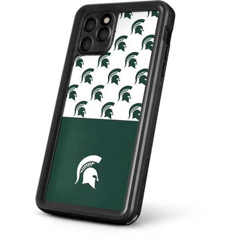 Michigan State University Spartans MSU Split iPhone 11 Pro Waterproof Case