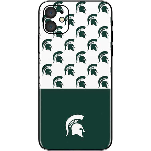 Michigan State University Spartans MSU Split iPhone 11 Skin